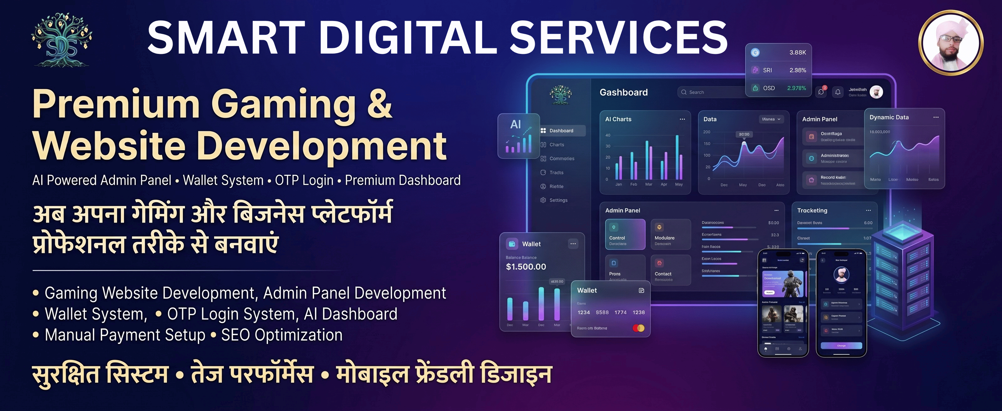 Smart Digital Services Hero Showcase 9